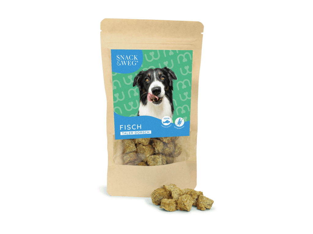Snack & Weg Hundeleckerlies Fischtaler Dorsch by Willi Wiggle